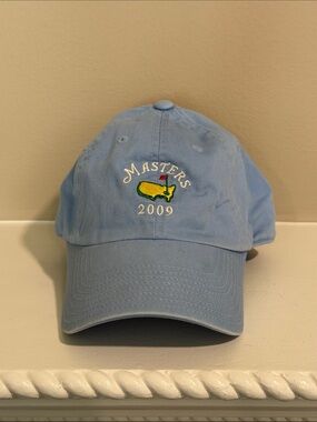 2009 Masters Tournament Baby Blue Cotton Hat - Angel Cabrera Win Year